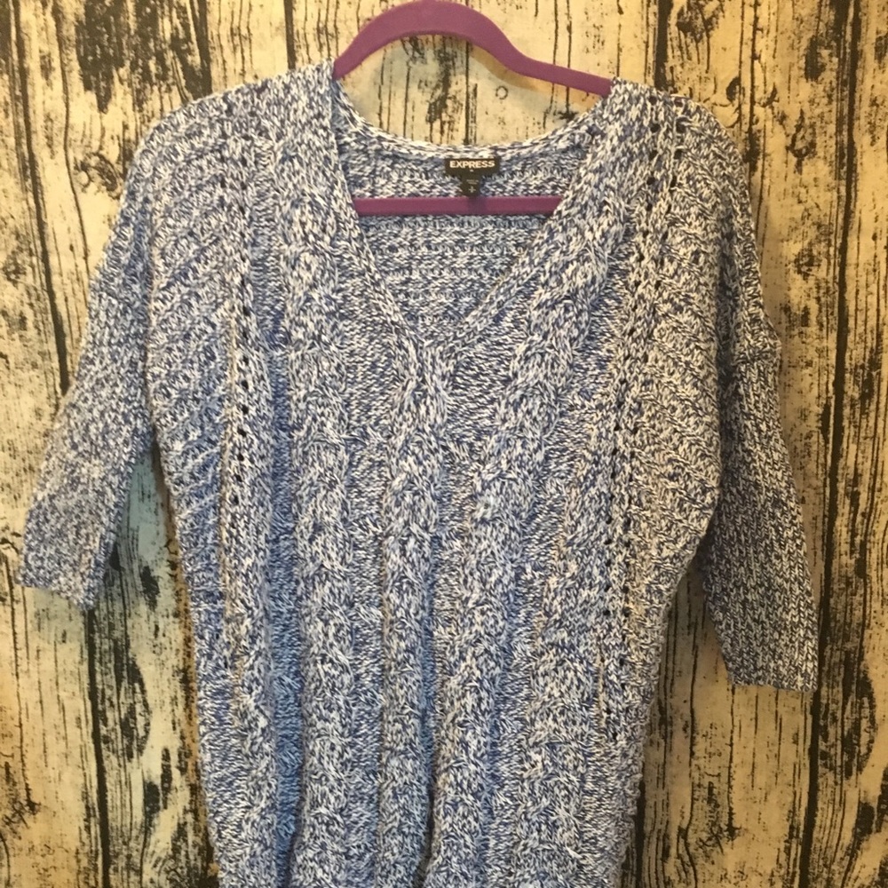 Heather Blue Sweater